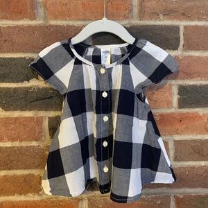 Toddler Buffalo check button down shirt